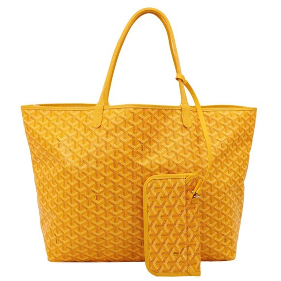 Goyard  Saint Louis GM Canvas Tote Bag Yellow - Picture 1 of 12